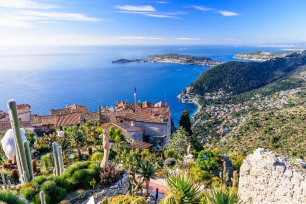 Studio Tout Confort Avec Parking Et Terrasse A Eze Village Exteriér fotografie